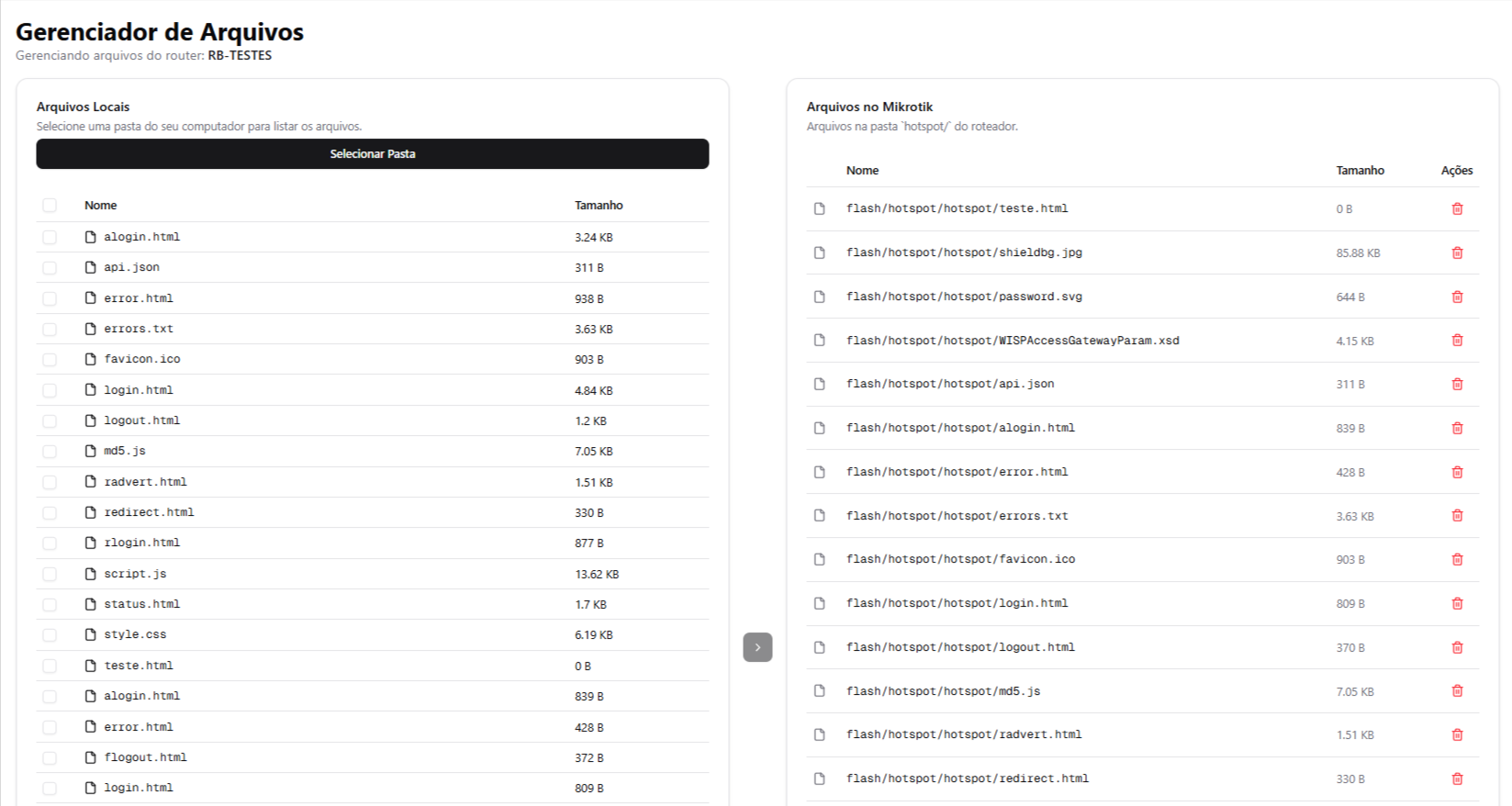Gerenciador de Arquivos